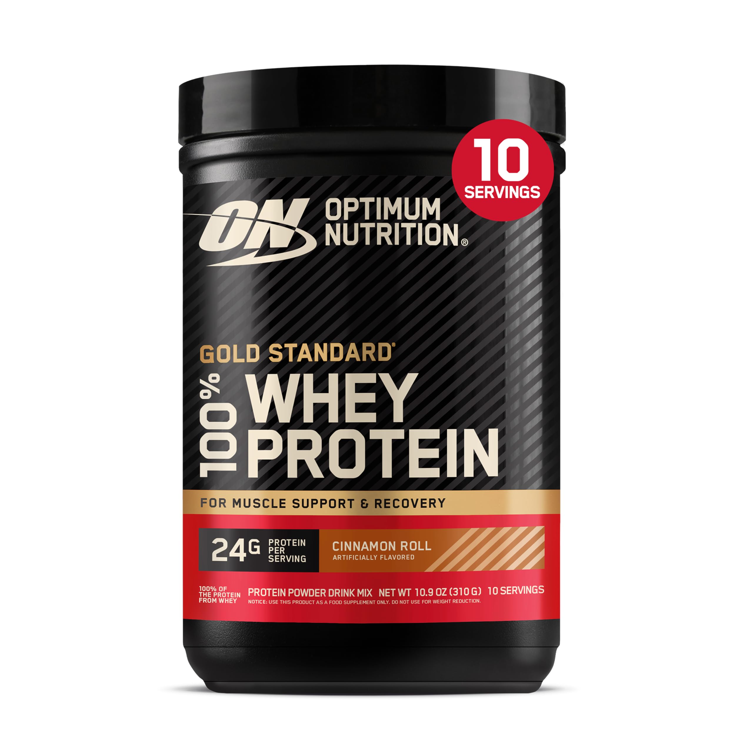 Optimum Nutrition Gold Standard Whey Protein, Double Rich Chocolate, 2 LB