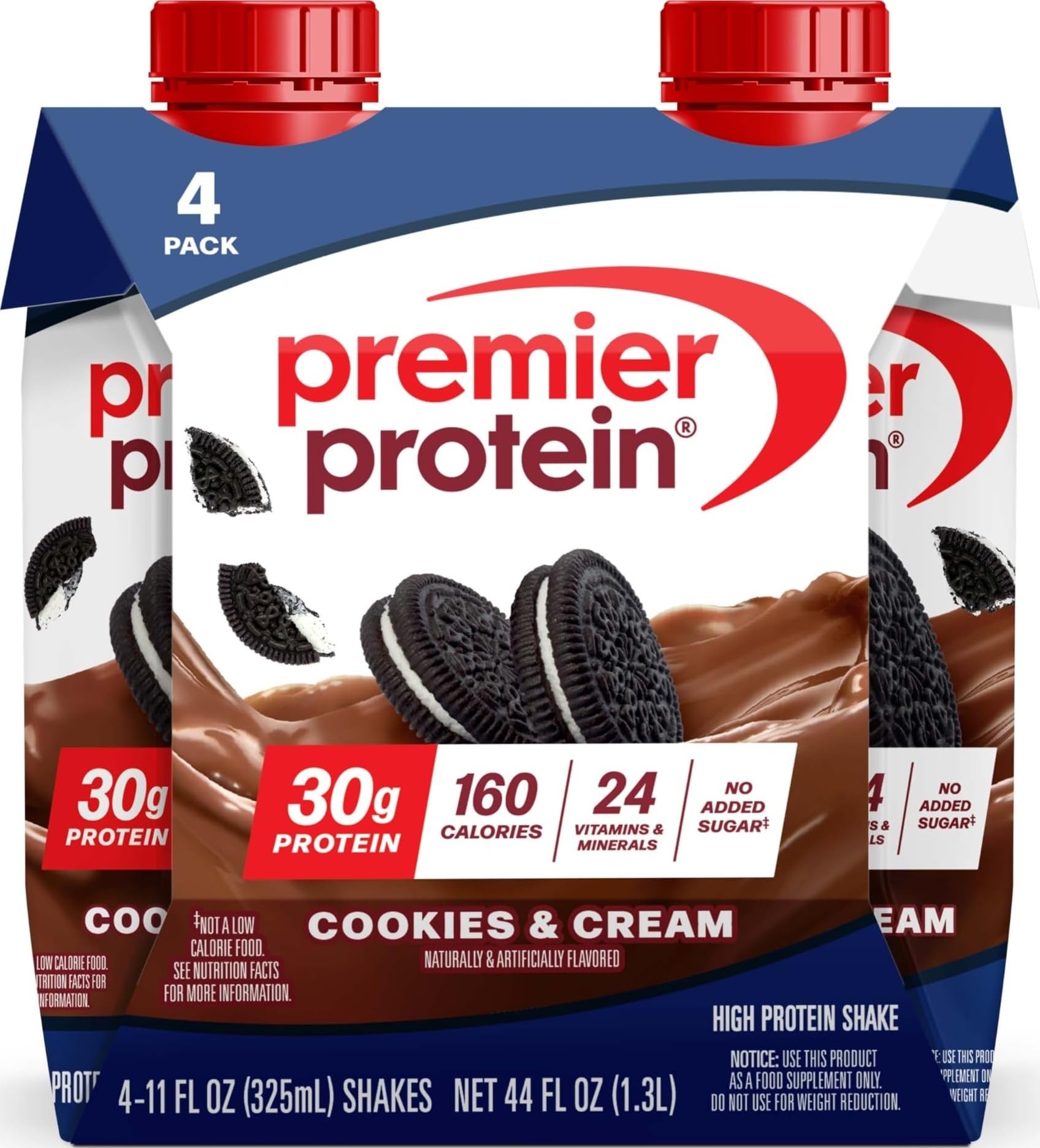 Premier Protein Shake, Liquid, Chocolate Peanut Butter, 30g Protein, Bottle, Gluten Free, 11 fl oz, 12 Pack