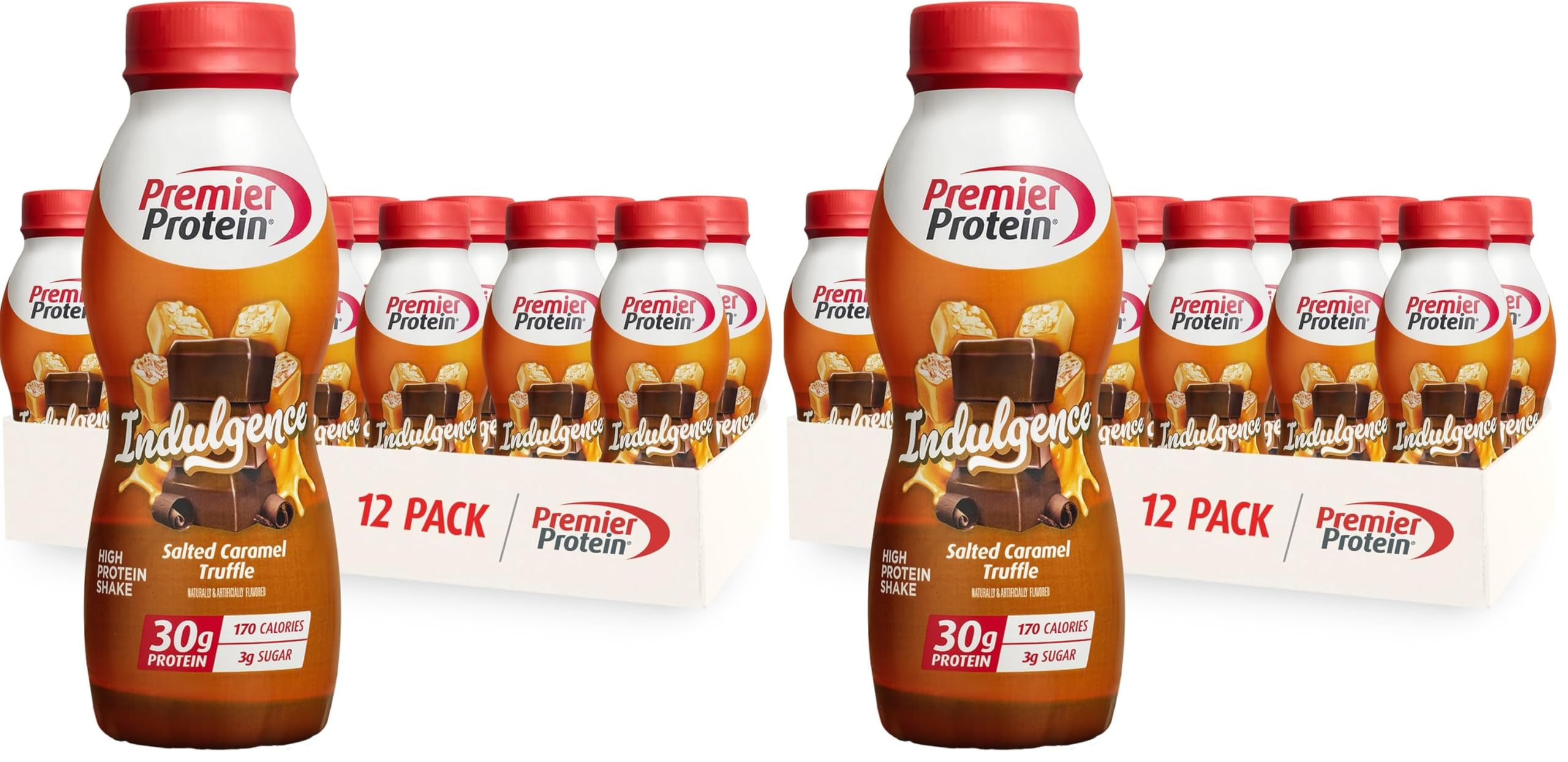 Premier Protein INDULGENCE 30g Shake, White Chocolate Raspberry, 12 Pack