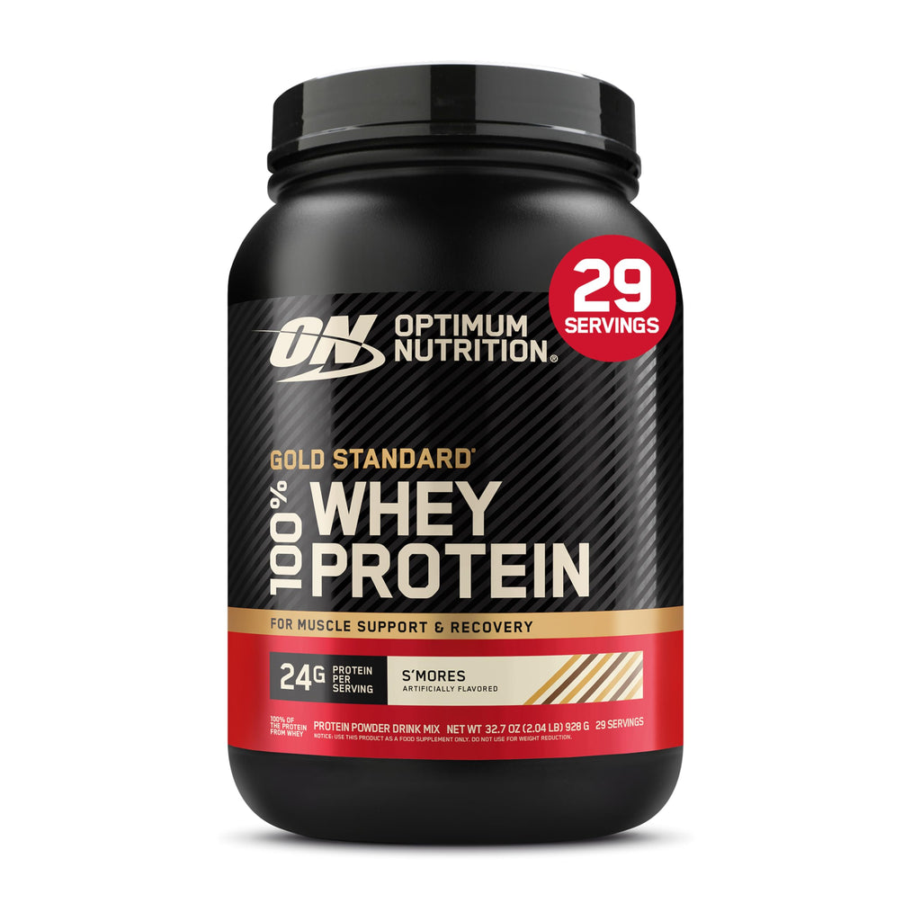 Optimum Nutrition Gold Standard Whey Protein, Double Rich Chocolate, 2 LB