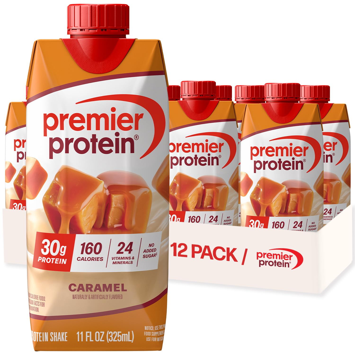 Premier Protein Shake, Liquid, Chocolate Peanut Butter, 30g Protein, Bottle, Gluten Free, 11 fl oz, 12 Pack