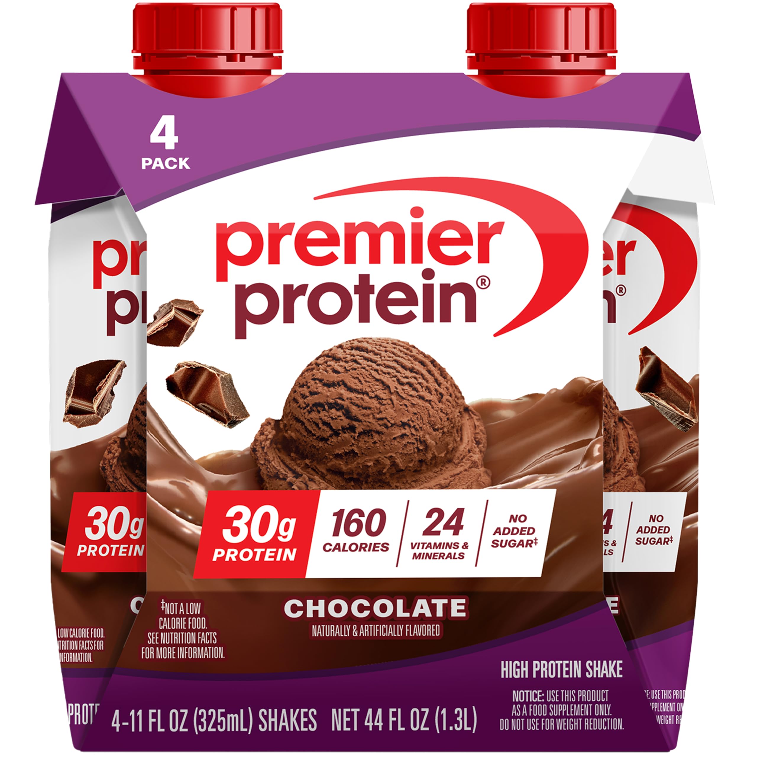 Premier Protein Shake, Liquid, Chocolate Peanut Butter, 30g Protein, Bottle, Gluten Free, 11 fl oz, 12 Pack