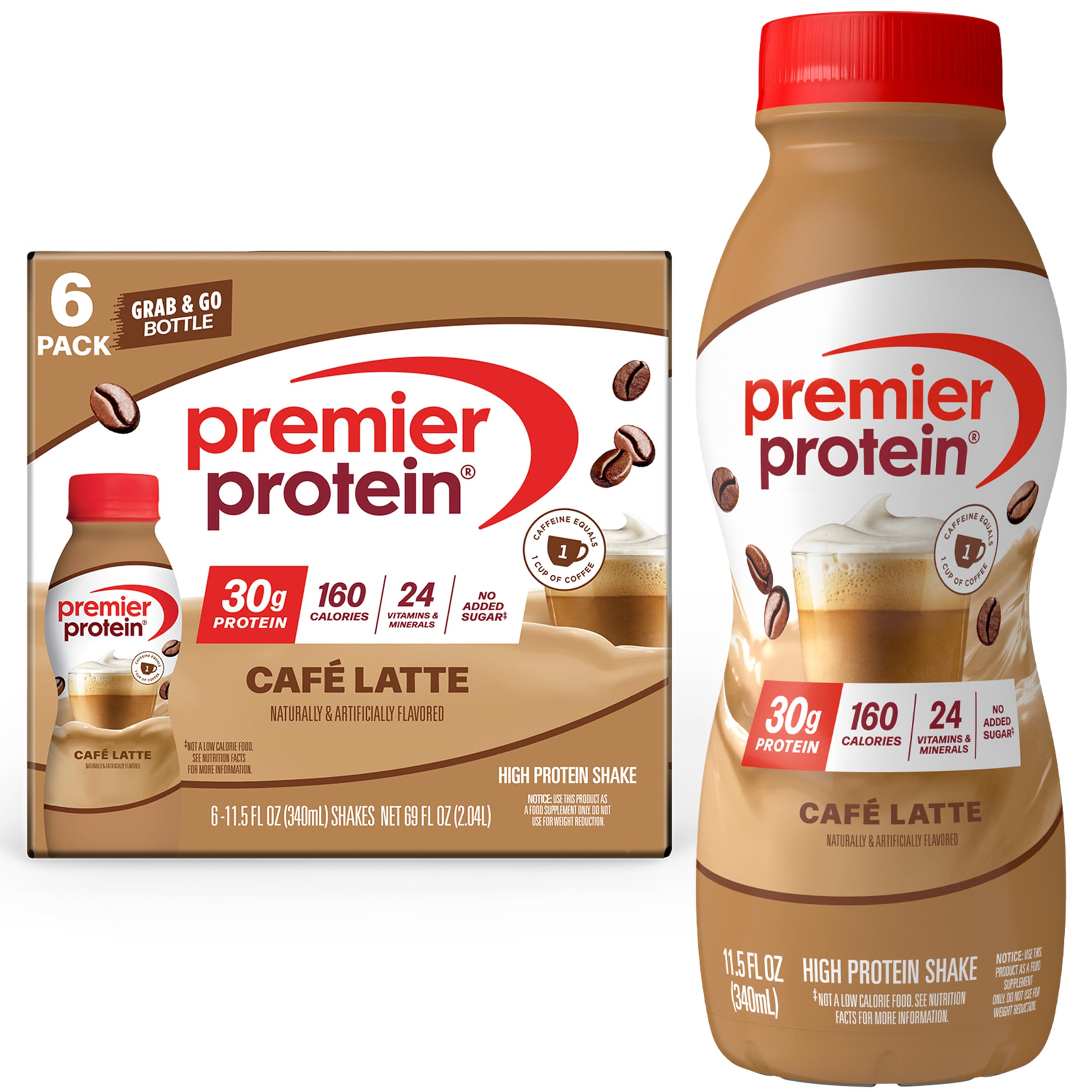 Premier Protein 30g High Protein Shake, Chocolate, 12 Pack
