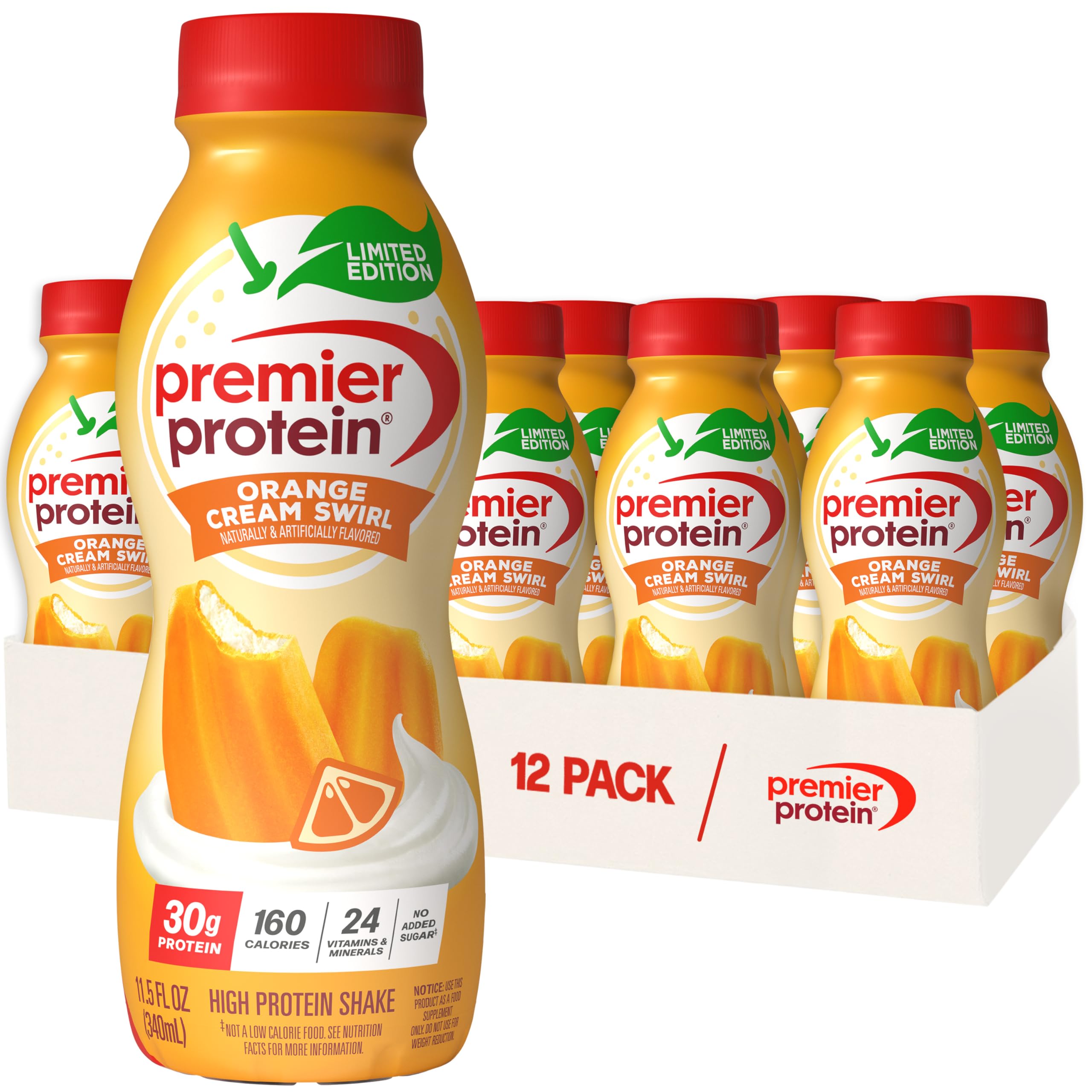 Premier Protein 30g High Protein Shake, Chocolate, 12 Pack